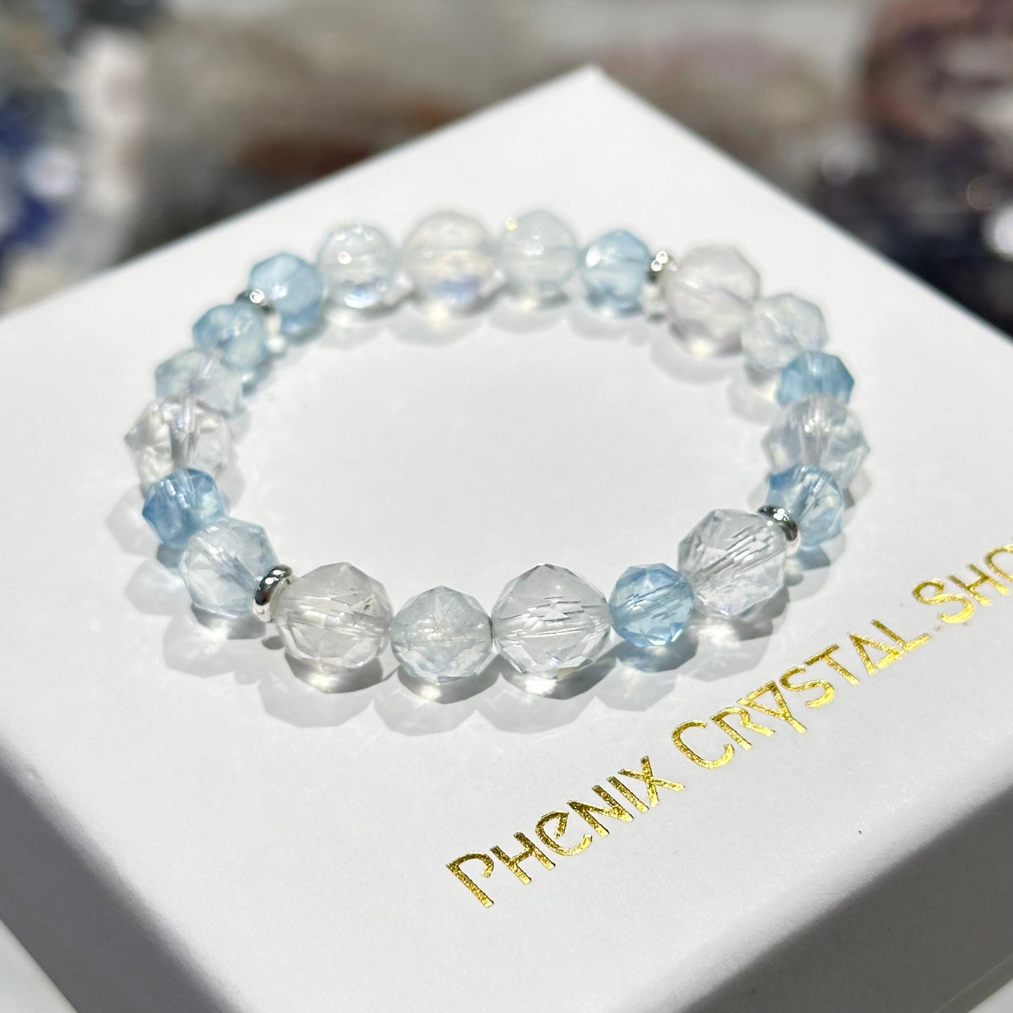 Aquamarine Starcut 海藍寶星切