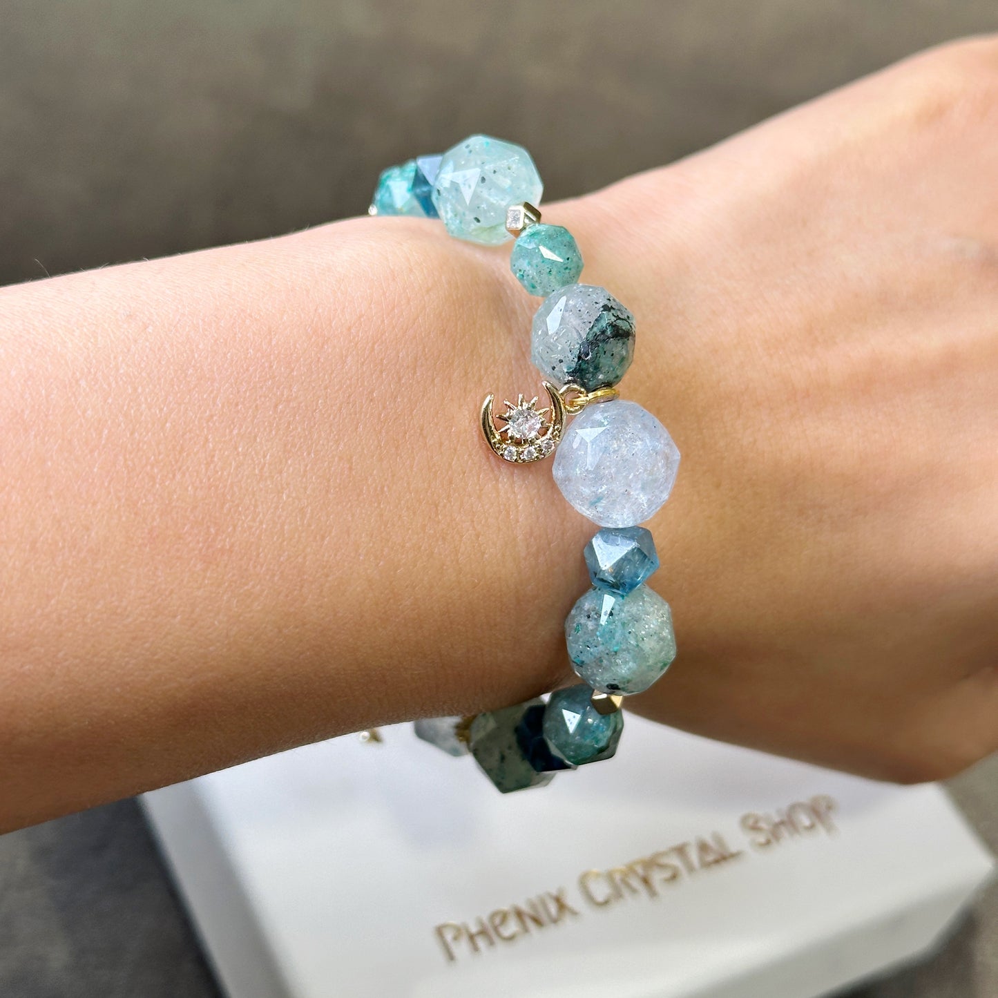 Phoenix Quartz x Blue Mica x Kyanite Bracelet 鳳凰水晶 藍雲母 藍晶石 手串