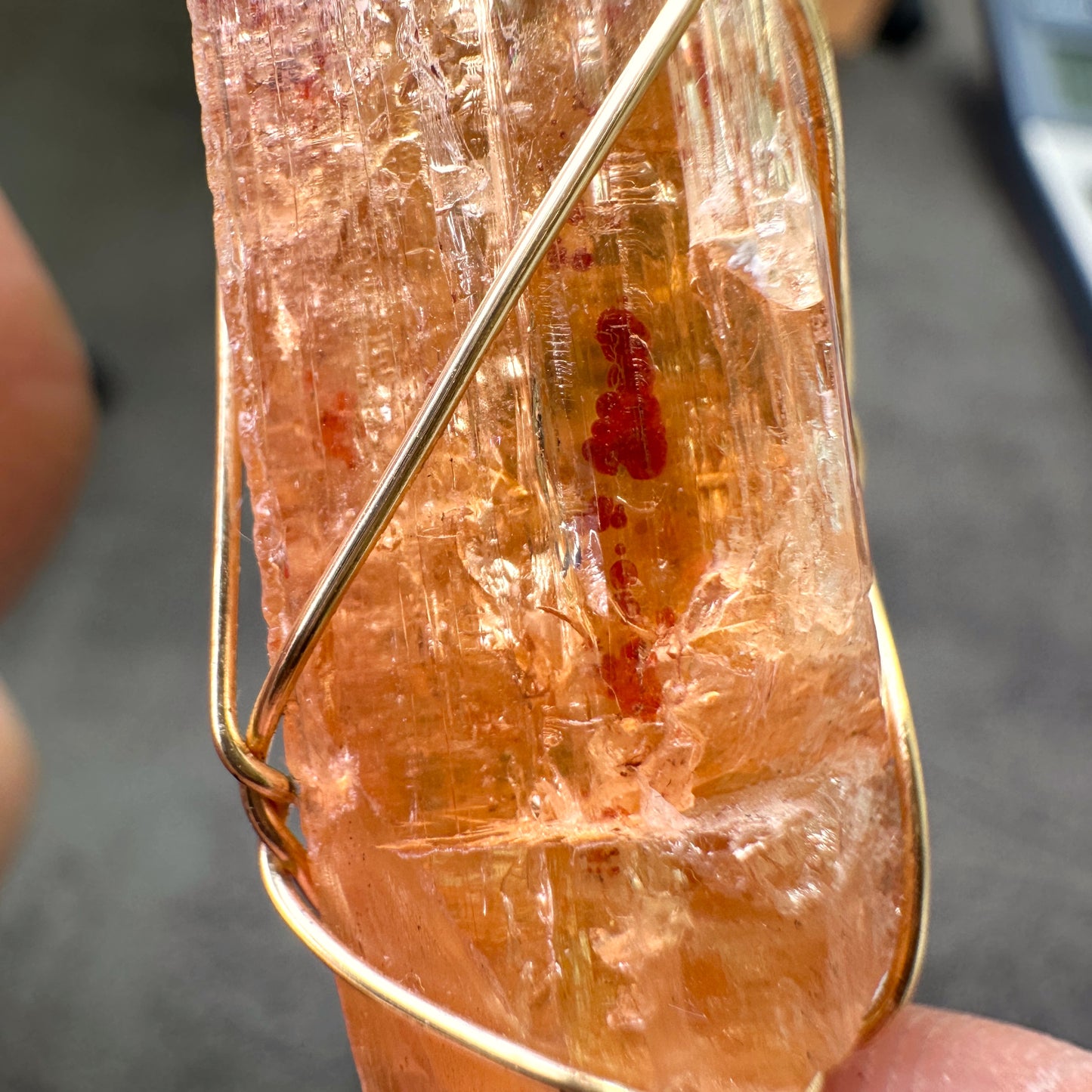 Imperial Topaz Pendant 帝王托帕石吊墜 03