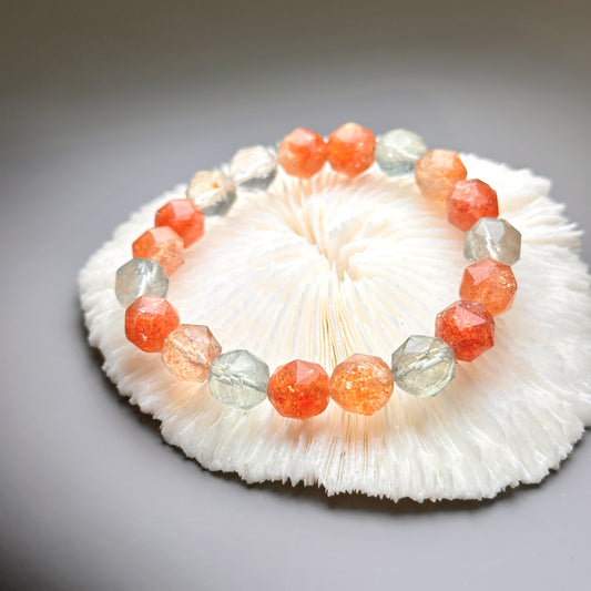 Arusha Sunstone Bracelet Starcut 阿魯沙太陽石手串 10mm