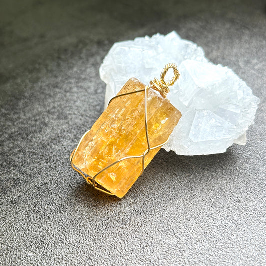 Imperial Topaz Pendant 帝王托帕石吊墜 02