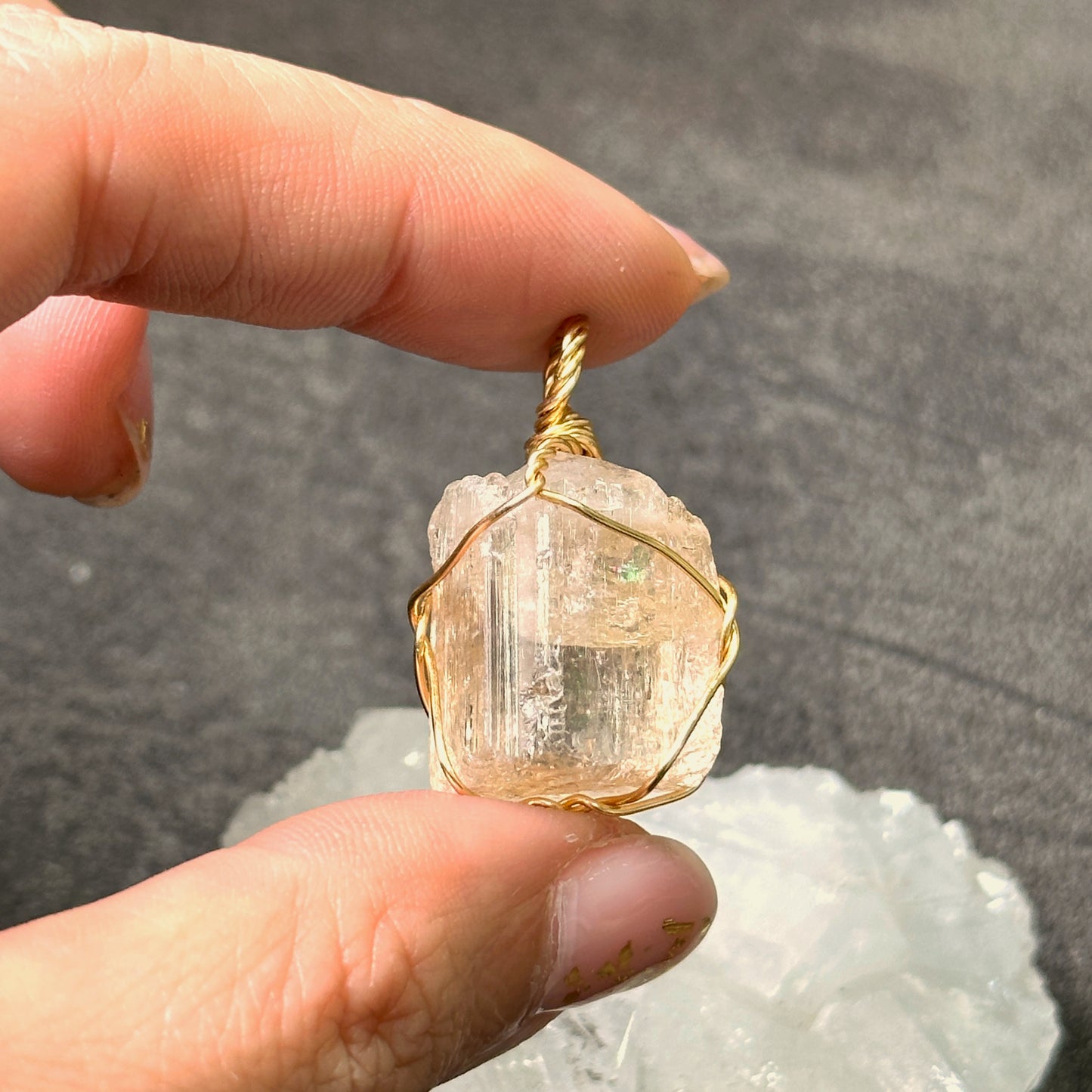 Imperial Topaz Pendant 帝王托帕石吊墜 01
