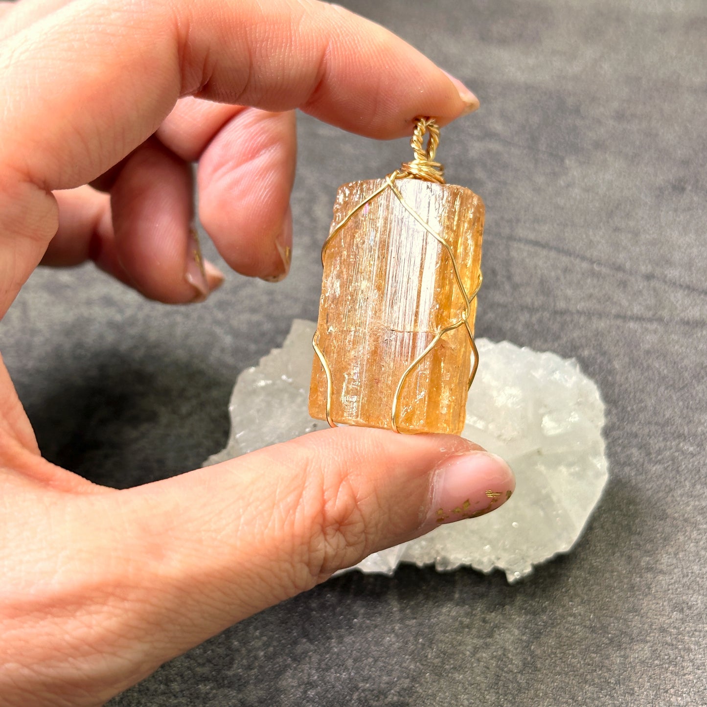 Imperial Topaz Pendant 帝王托帕石吊墜 02