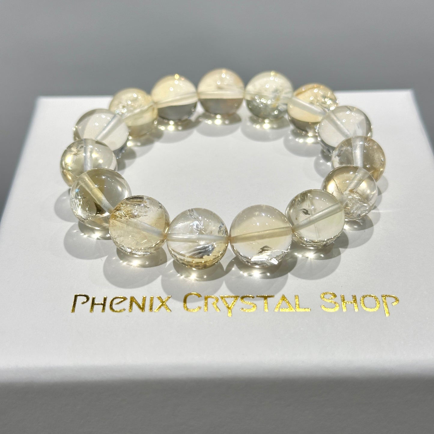 Citrine Bracelet 黃晶手串 (01)