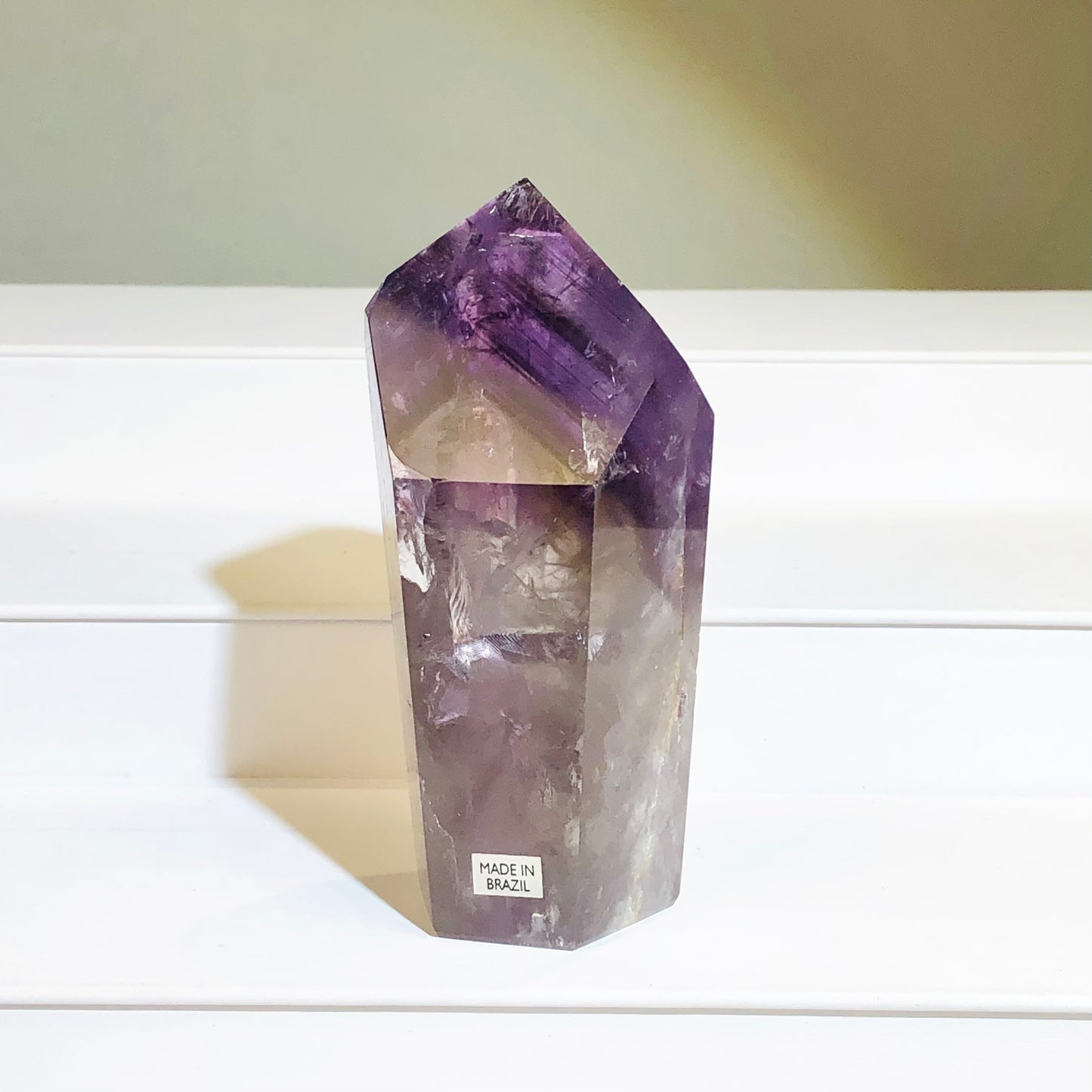 Royal Amethyst Point Tower 皇家紫晶柱 | 晶柱 crystal-point | 整體圖 full piece view