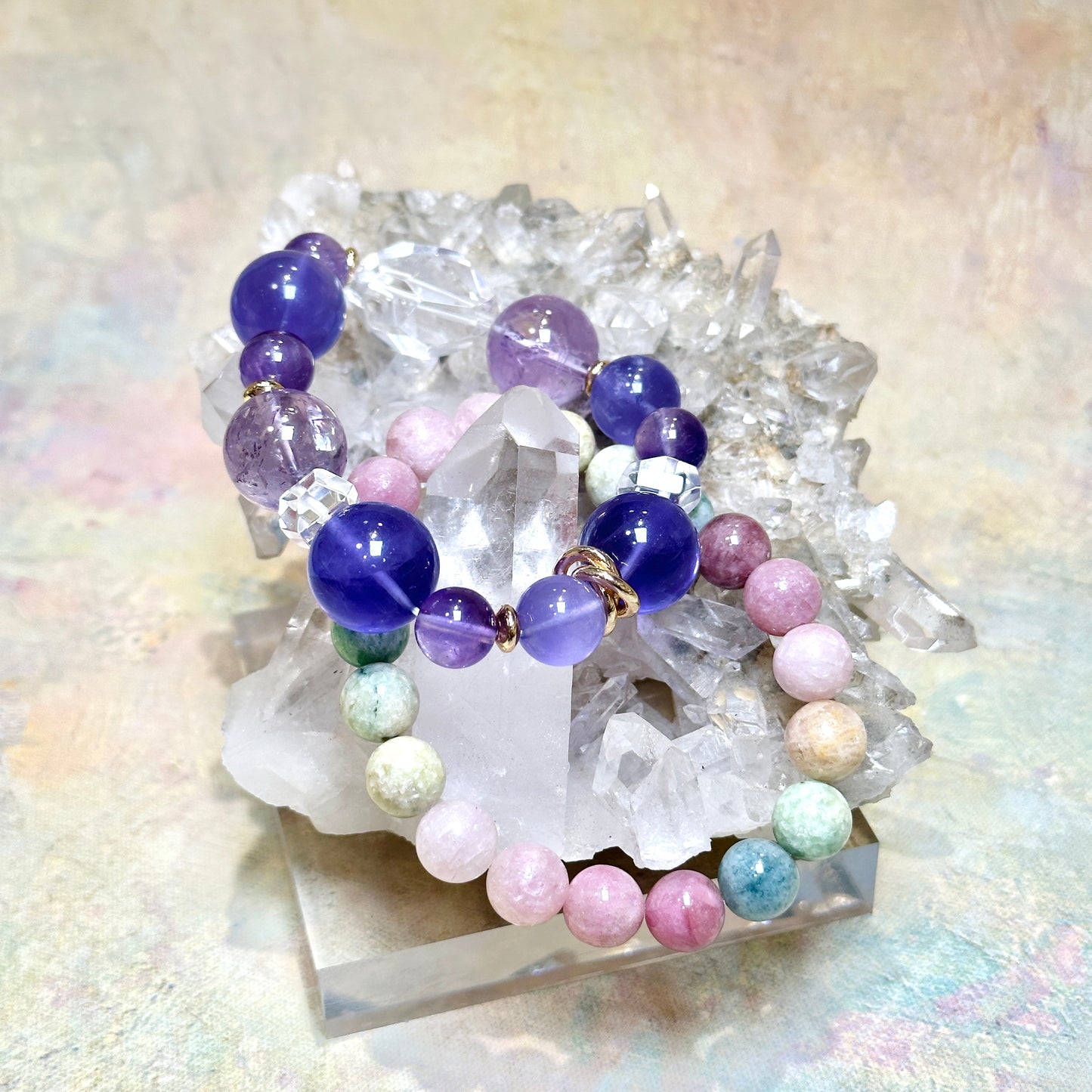白水晶簇 Clear Quartz Cluster (03)