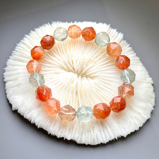 Arusha Sunstone Bracelet Starcut 阿魯沙太陽石手串 11mm