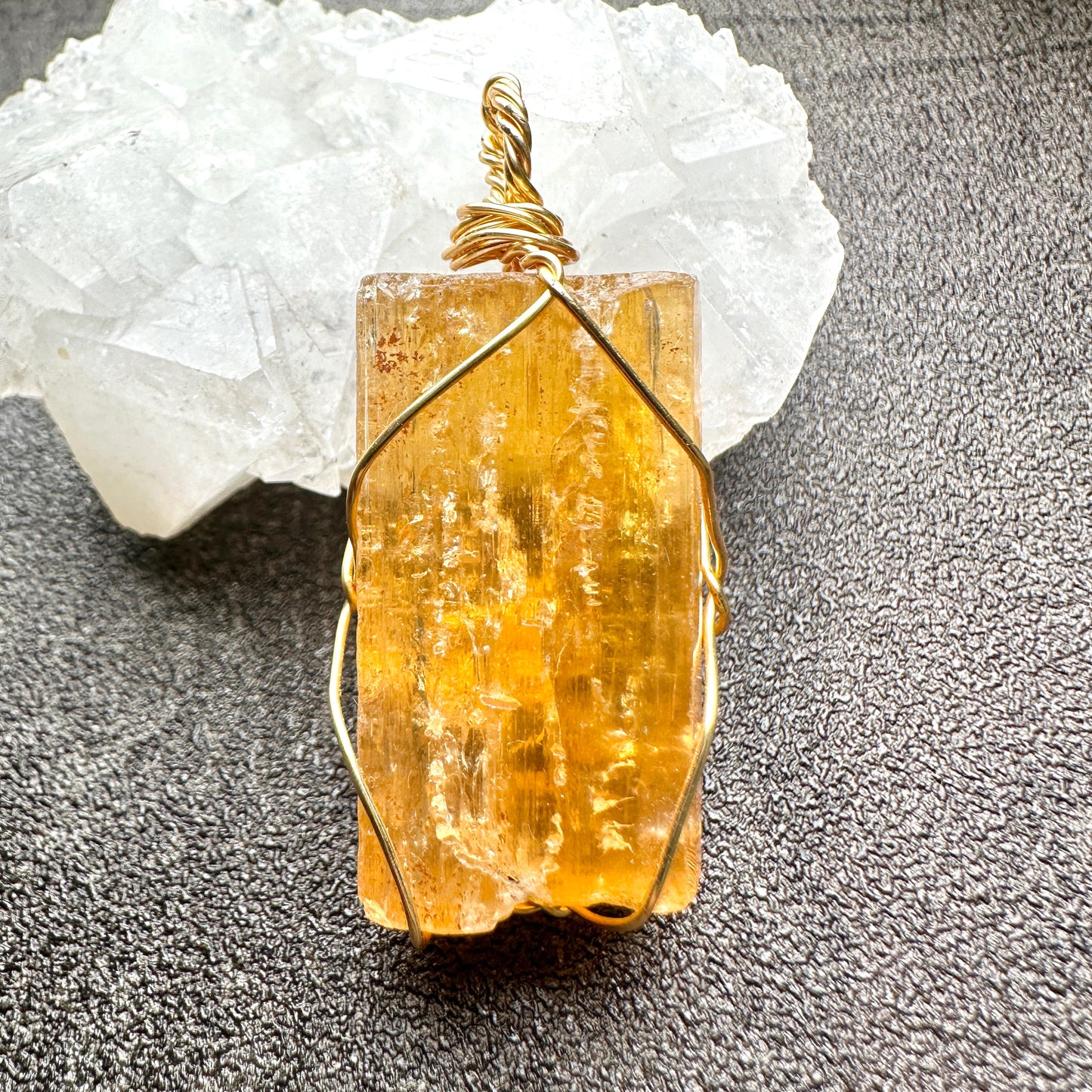 Imperial Topaz Pendant 帝王托帕石吊墜 02