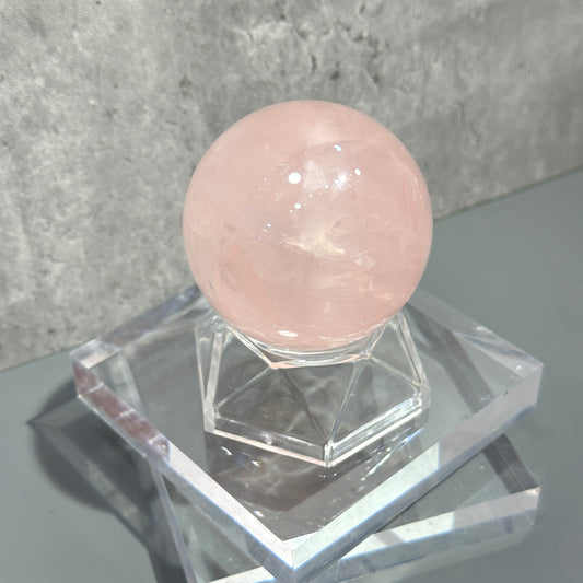 Rose Quartz Sphere 星光粉晶球 5.2cm