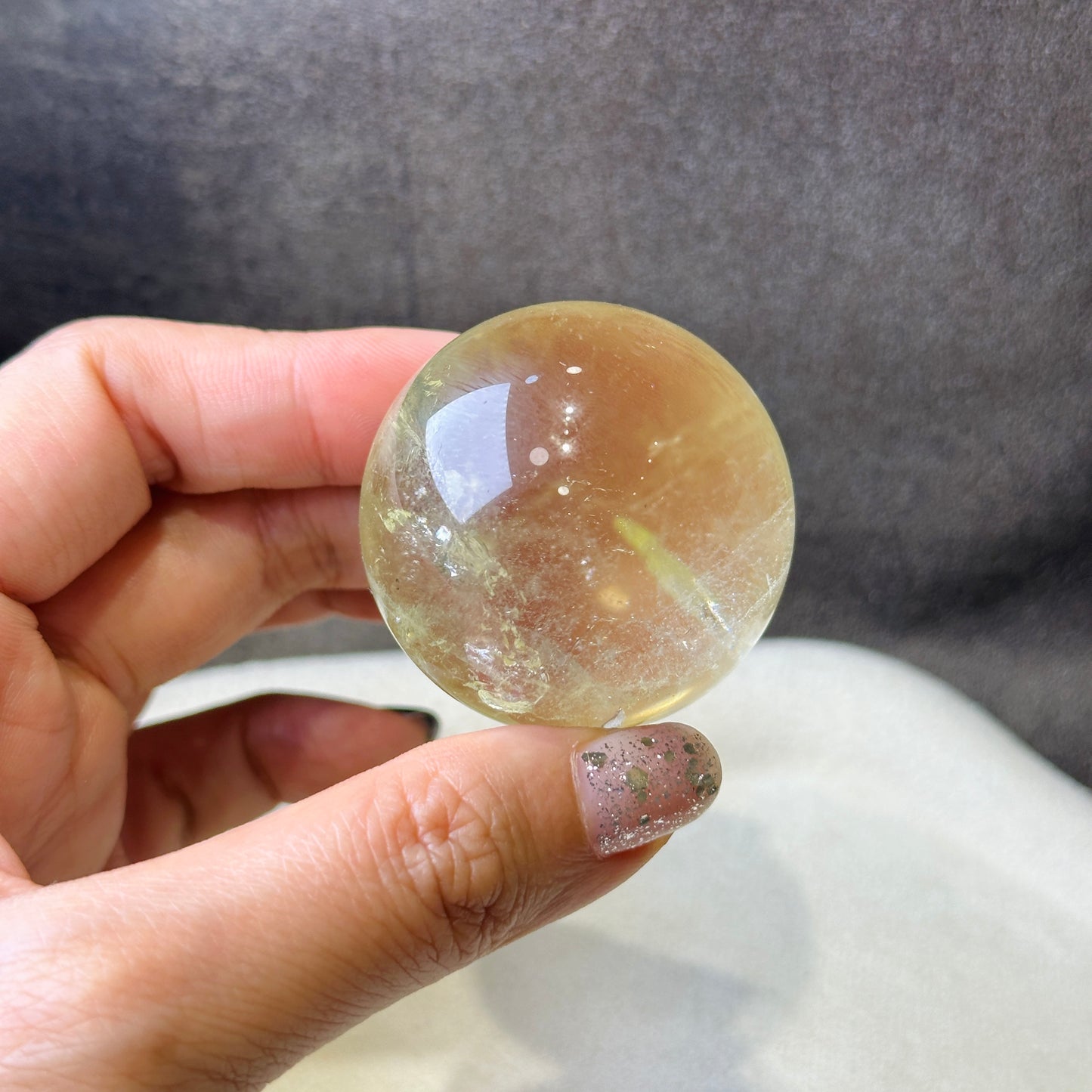 Citrine Sphere 黃水晶球 01