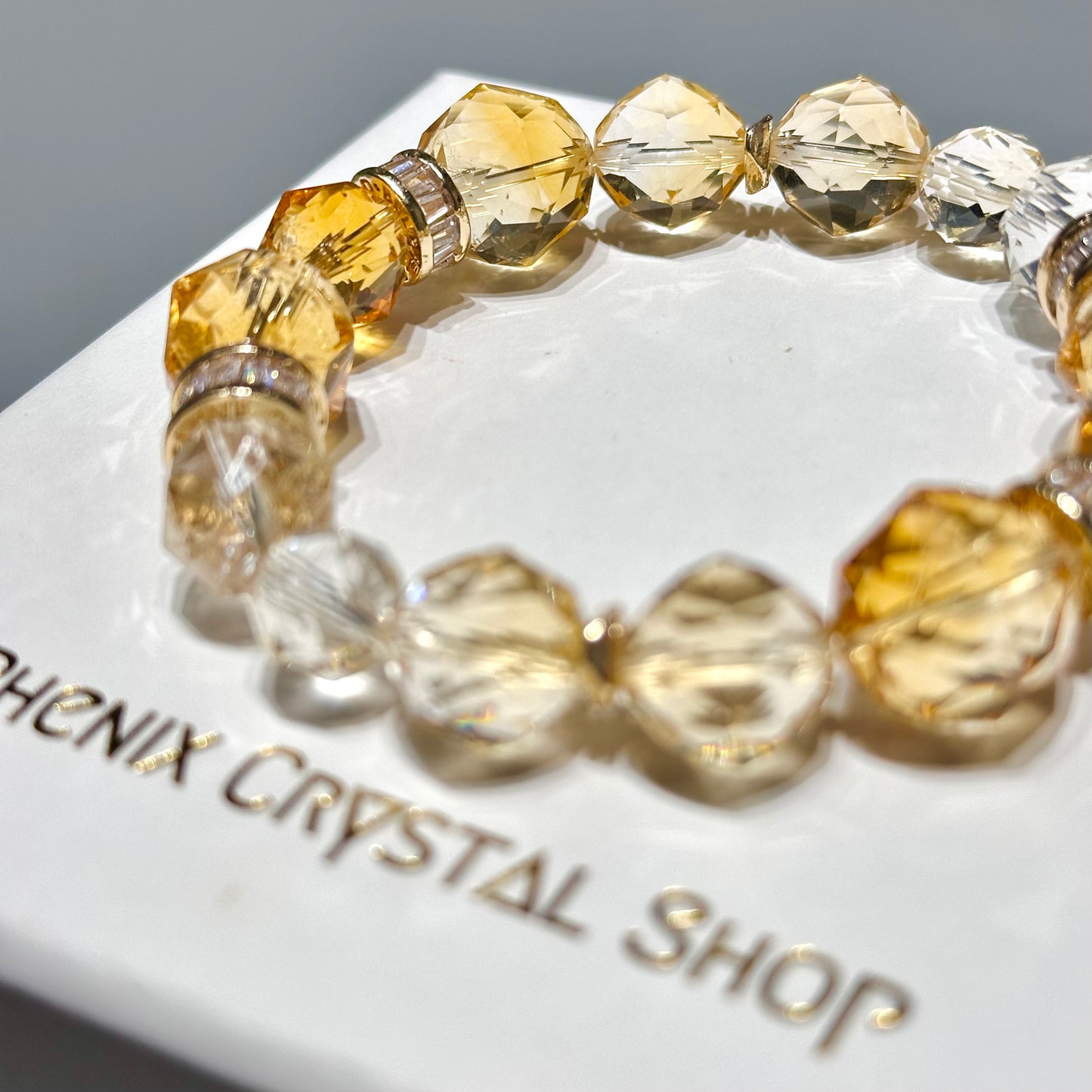 Citrine Starcut Bracelet 黃晶手串