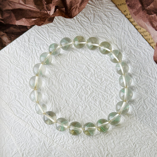 Emerald Green Phantom Quartz
Bracelet 翠幽靈手串