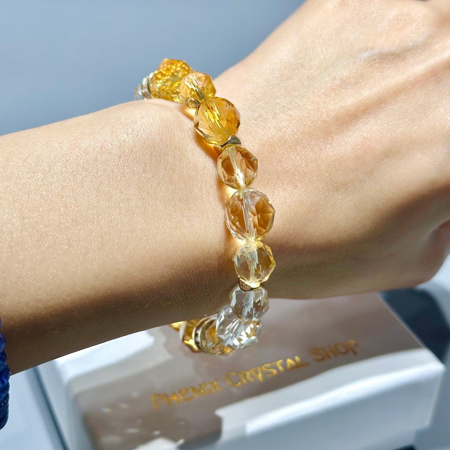 Citrine Starcut Bracelet 黃晶手串