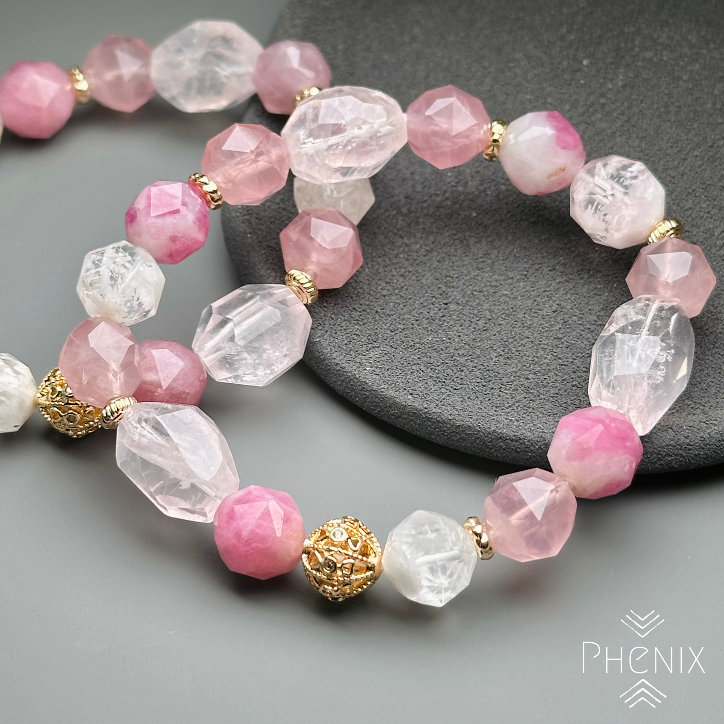 Pink Love Bracelet 粉紅色的愛情手串