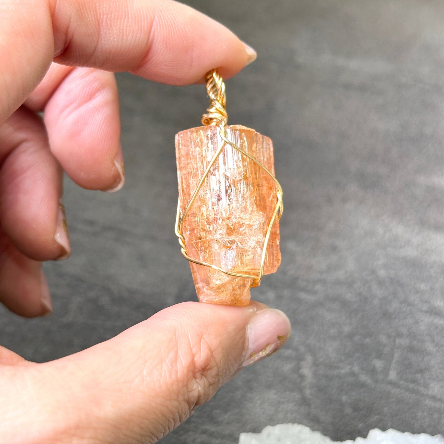 Imperial Topaz Pendant 帝王托帕石吊墜 03