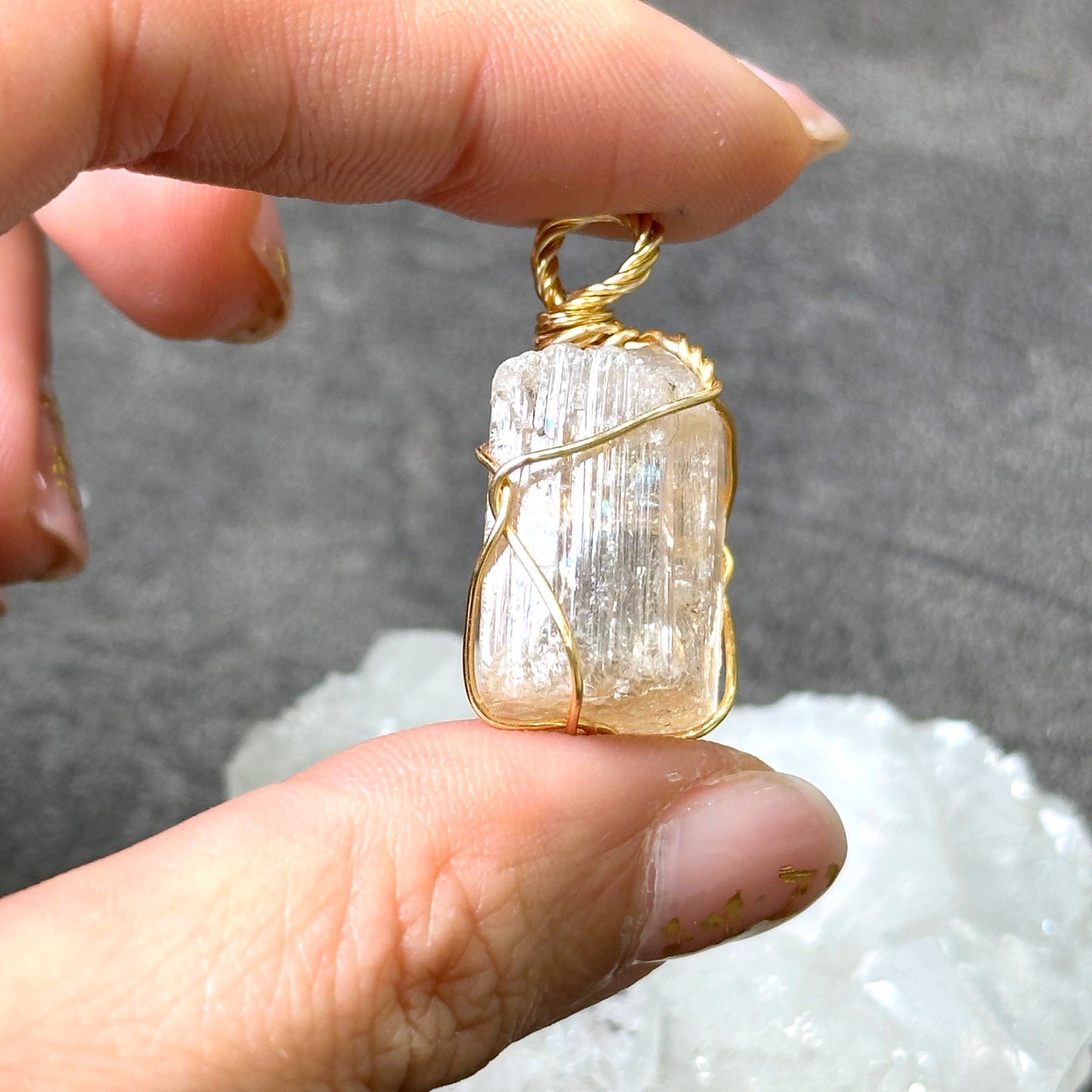 Imperial Topaz Pendant 帝王托帕石吊墜 01