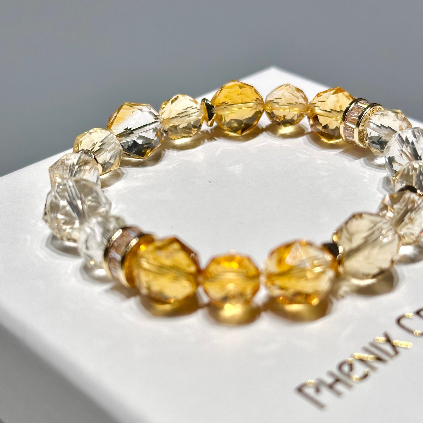 Citrine Starcut Bracelet 黃晶手串