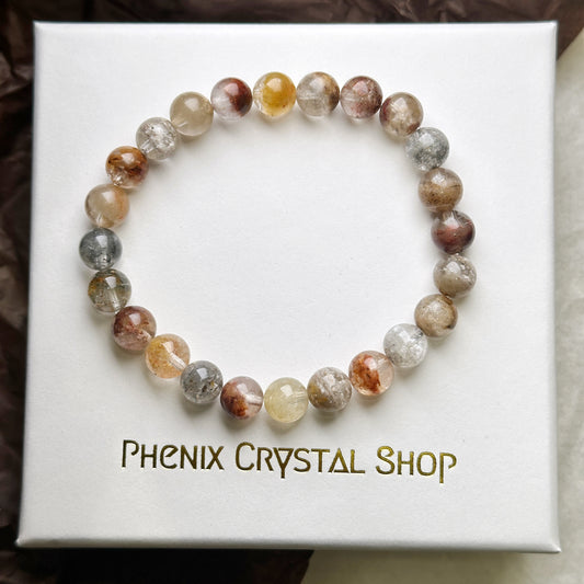 Garden Phantom Quartz Bracelet 彩幽靈手串