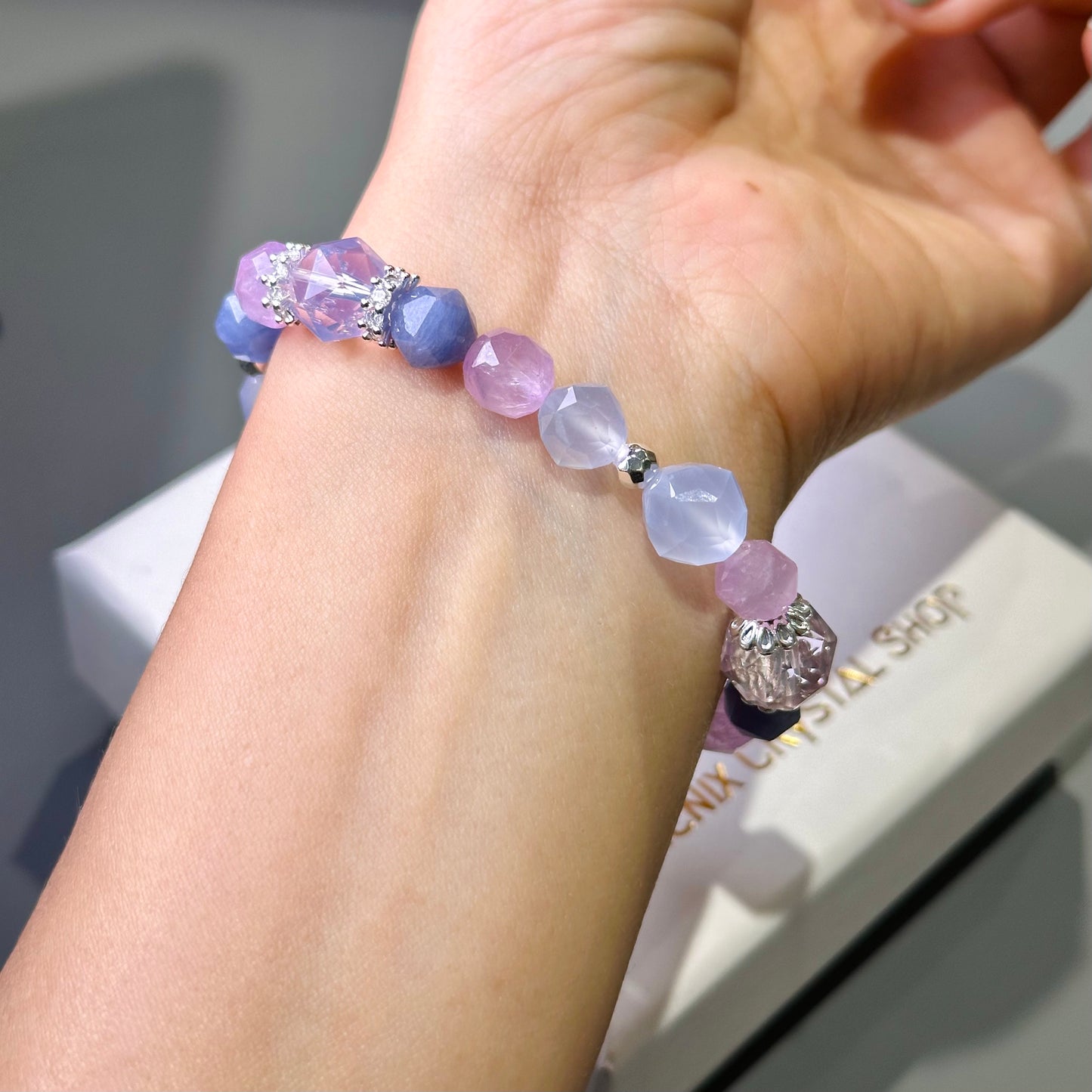 Tanzanite Amethyst Kunzite Blue Chalcedony 坦桑石紫晶紫鋰輝藍玉髓