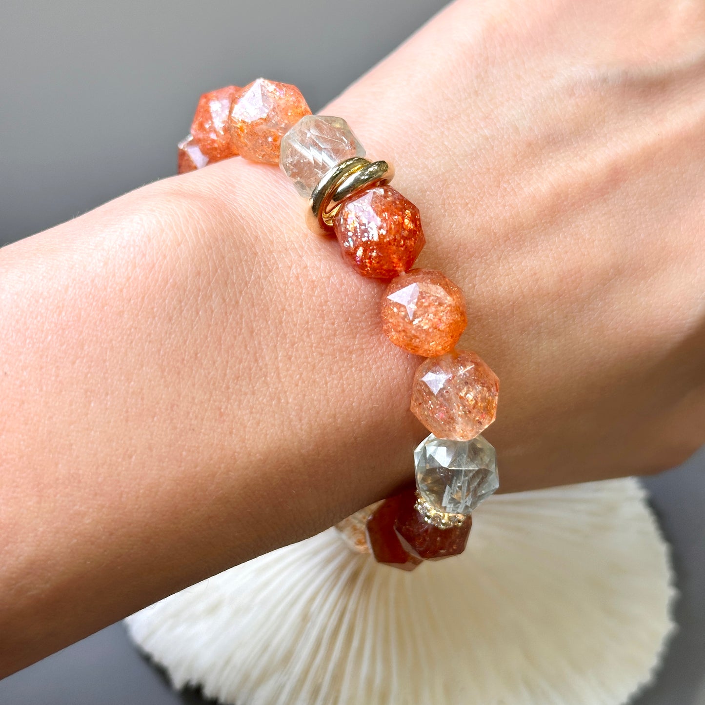 Arusha Sunstone Bracelet Starcut 阿魯沙太陽石手串 12mm