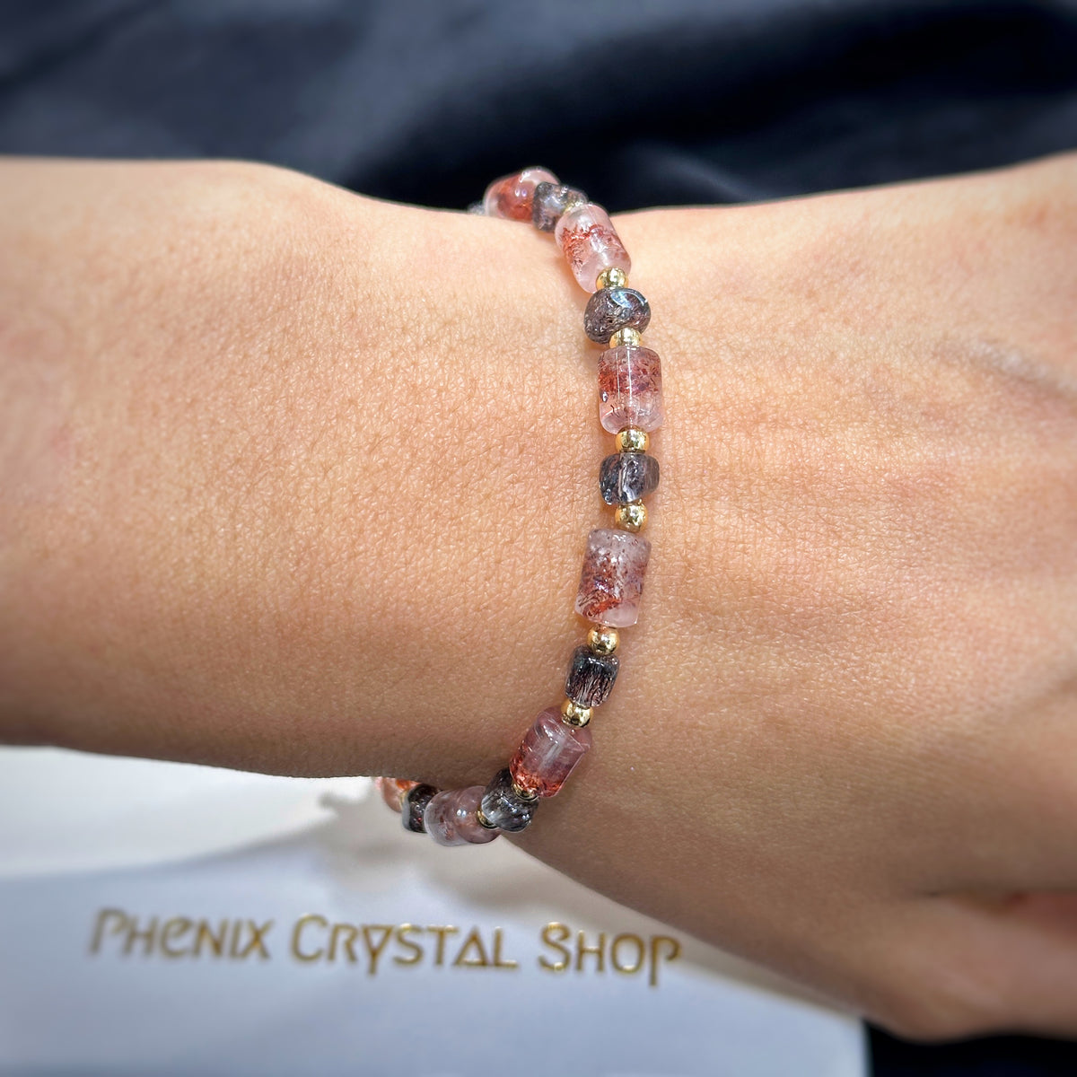 Black and Red Super Seven Bracelet 紅黑超級七手鏈