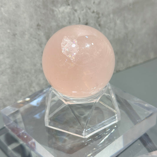 Rose Quartz Sphere 星光粉晶球 4.7cm