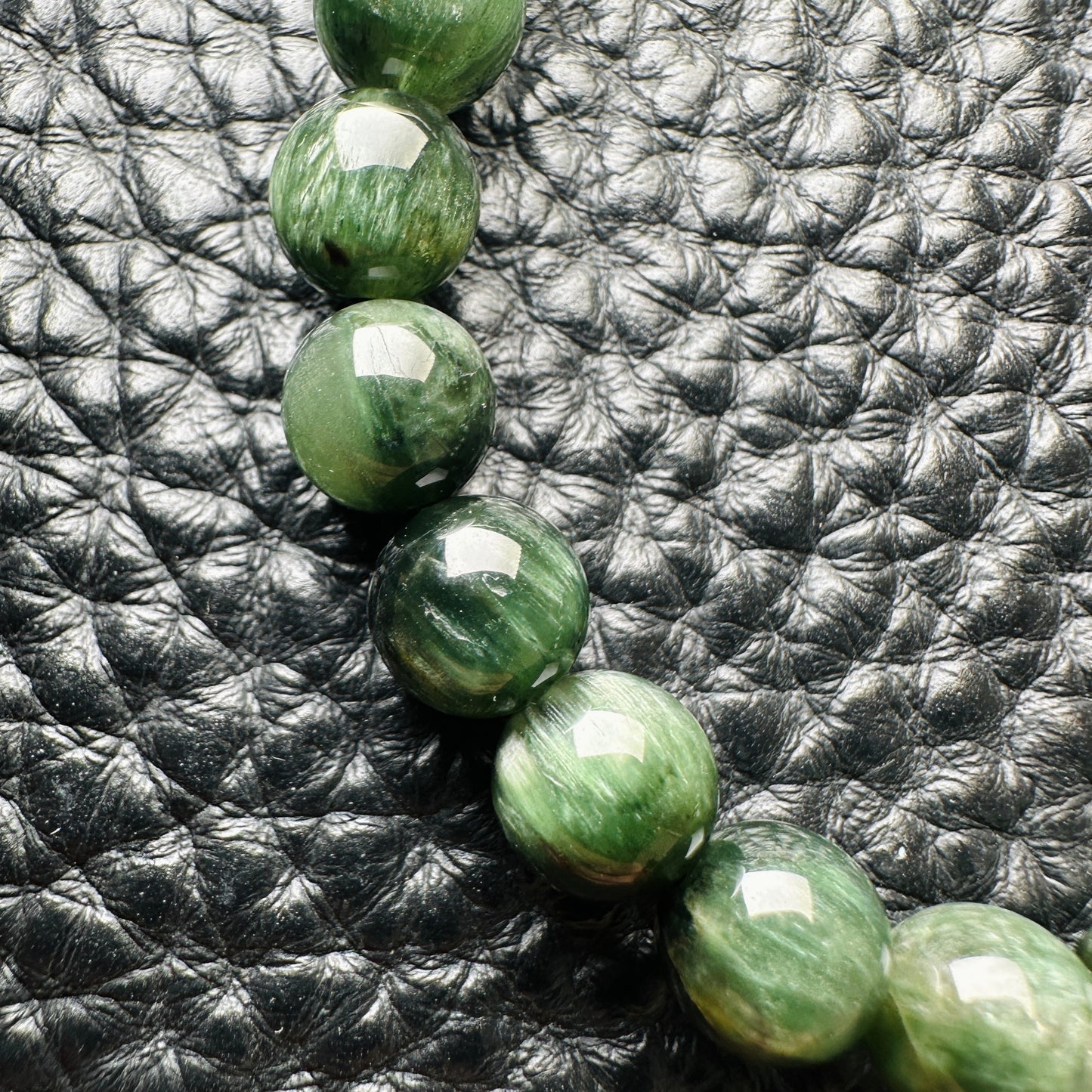 Green Rutilated Quartz Bracelet 綠髮晶 手串02
