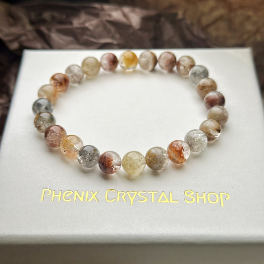Garden Phantom Quartz Bracelet 彩幽靈手串