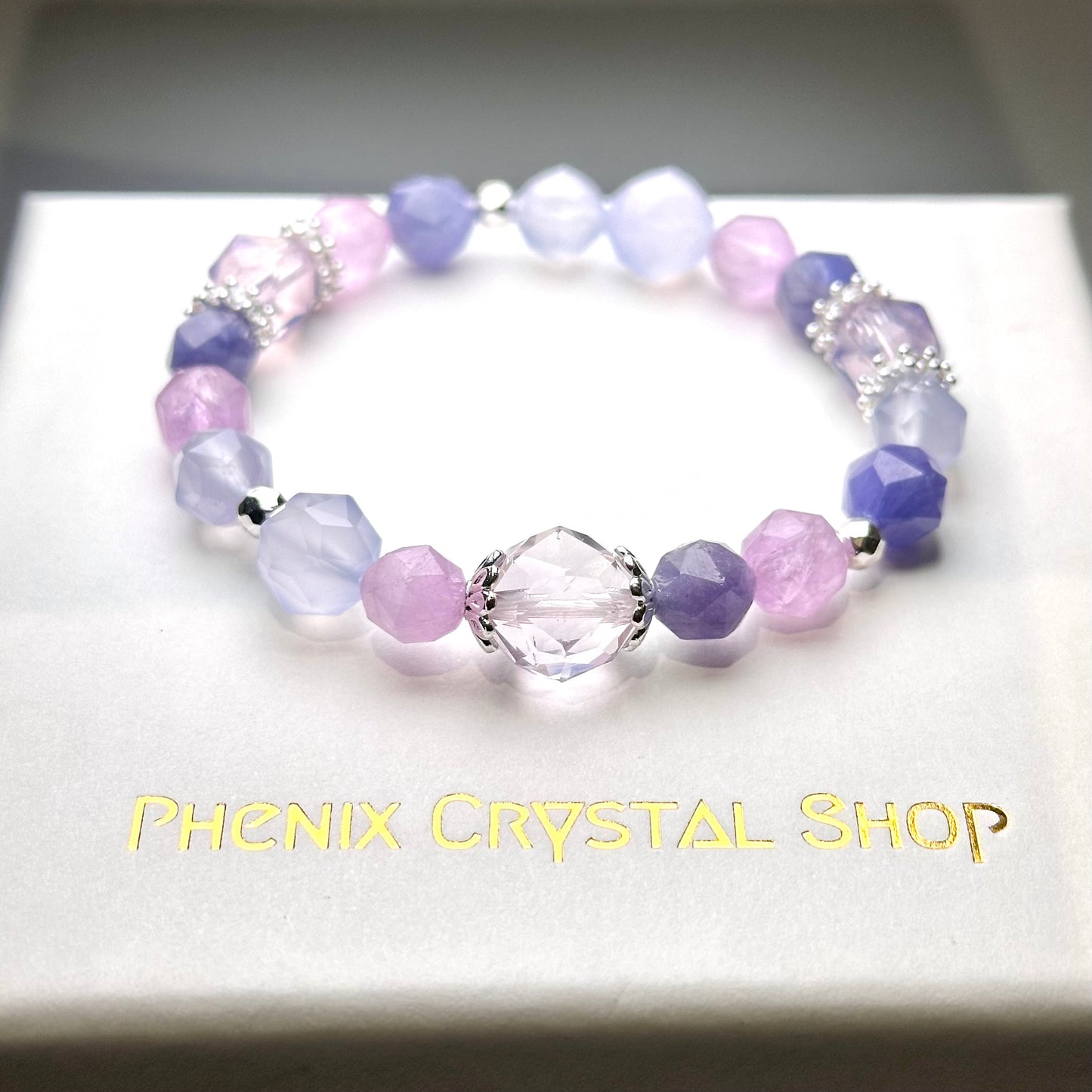 Tanzanite Amethyst Kunzite Blue Chalcedony 坦桑石紫晶紫鋰輝藍玉髓