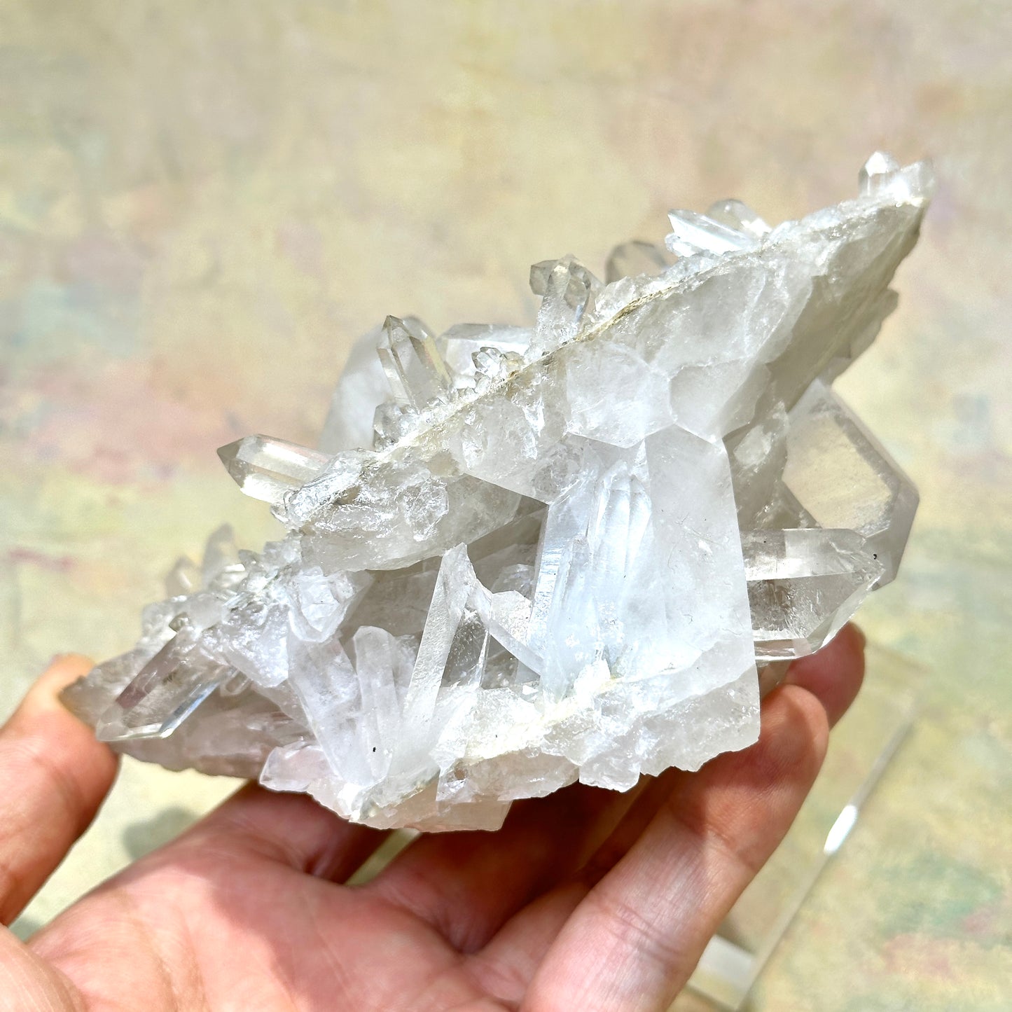 白水晶簇 Clear Quartz Cluster (03)