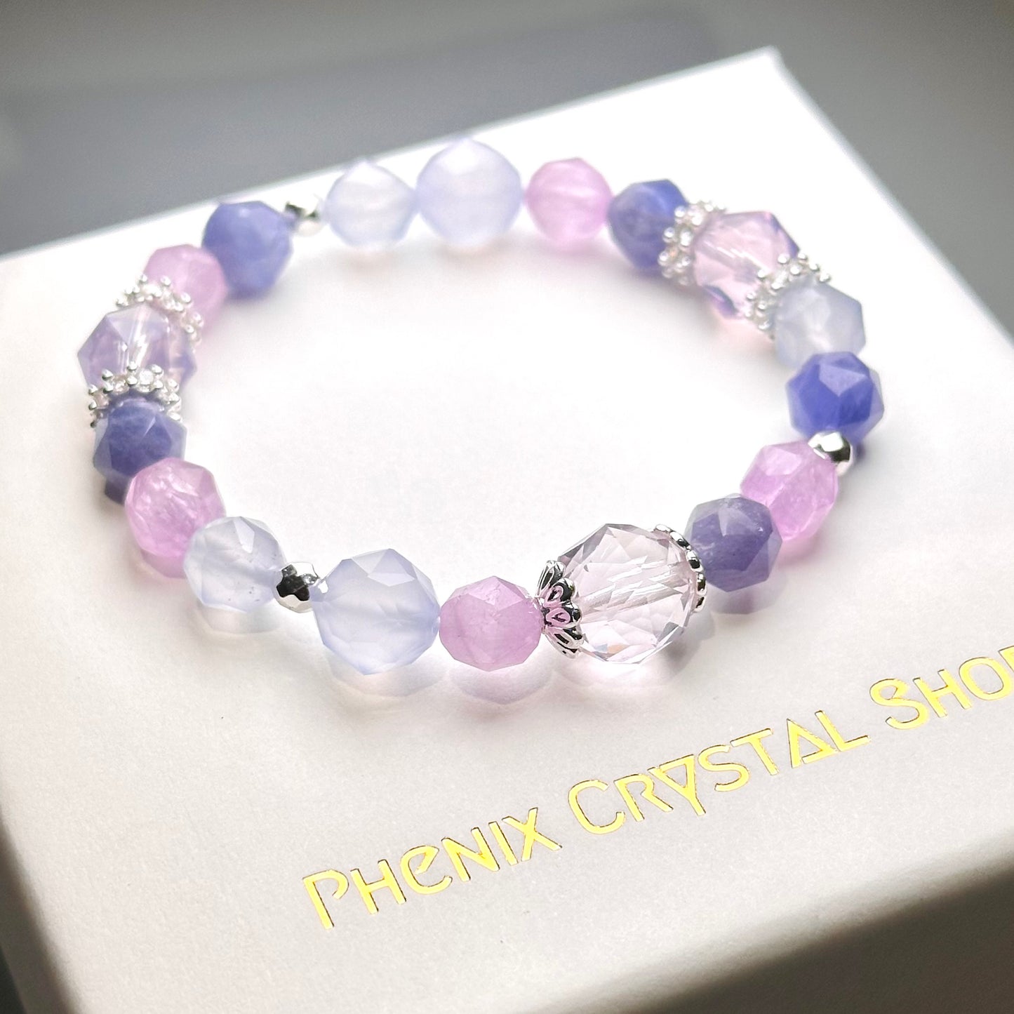 Tanzanite Amethyst Kunzite Blue Chalcedony 坦桑石紫晶紫鋰輝藍玉髓