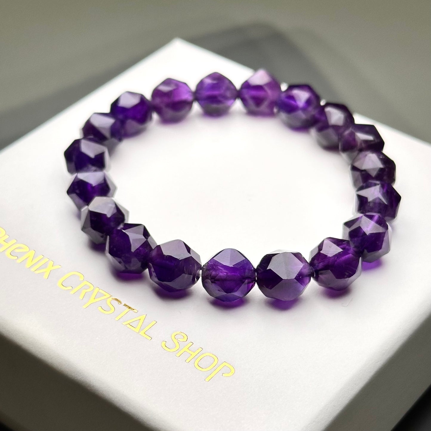 Amethyst Bracelet Starcut 烏拉圭紫晶手串 星切