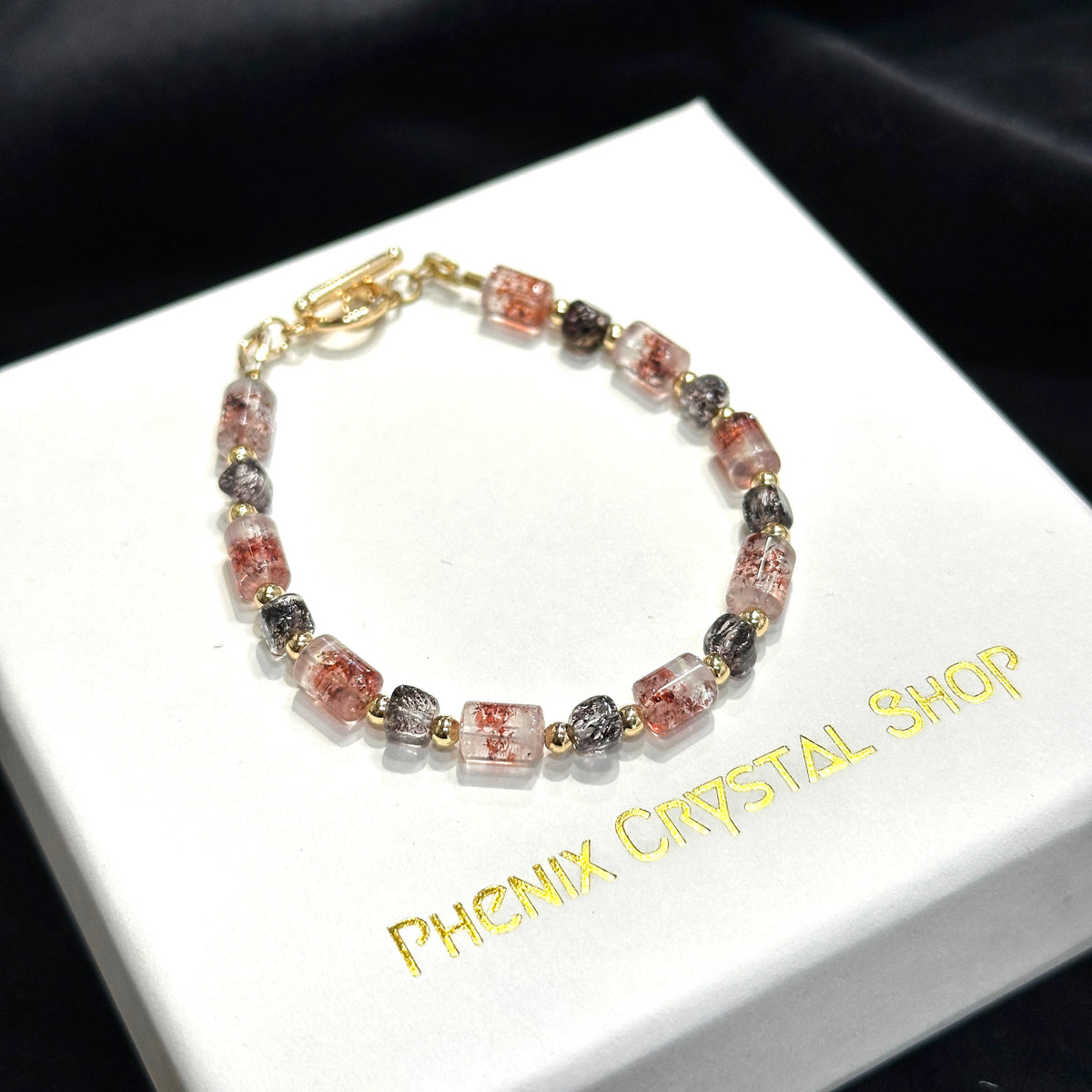 Black and Red Super Seven Bracelet 紅黑超級七手鏈