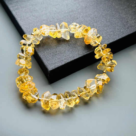 Citrine Faceted Bracelet 黃晶切割款手串