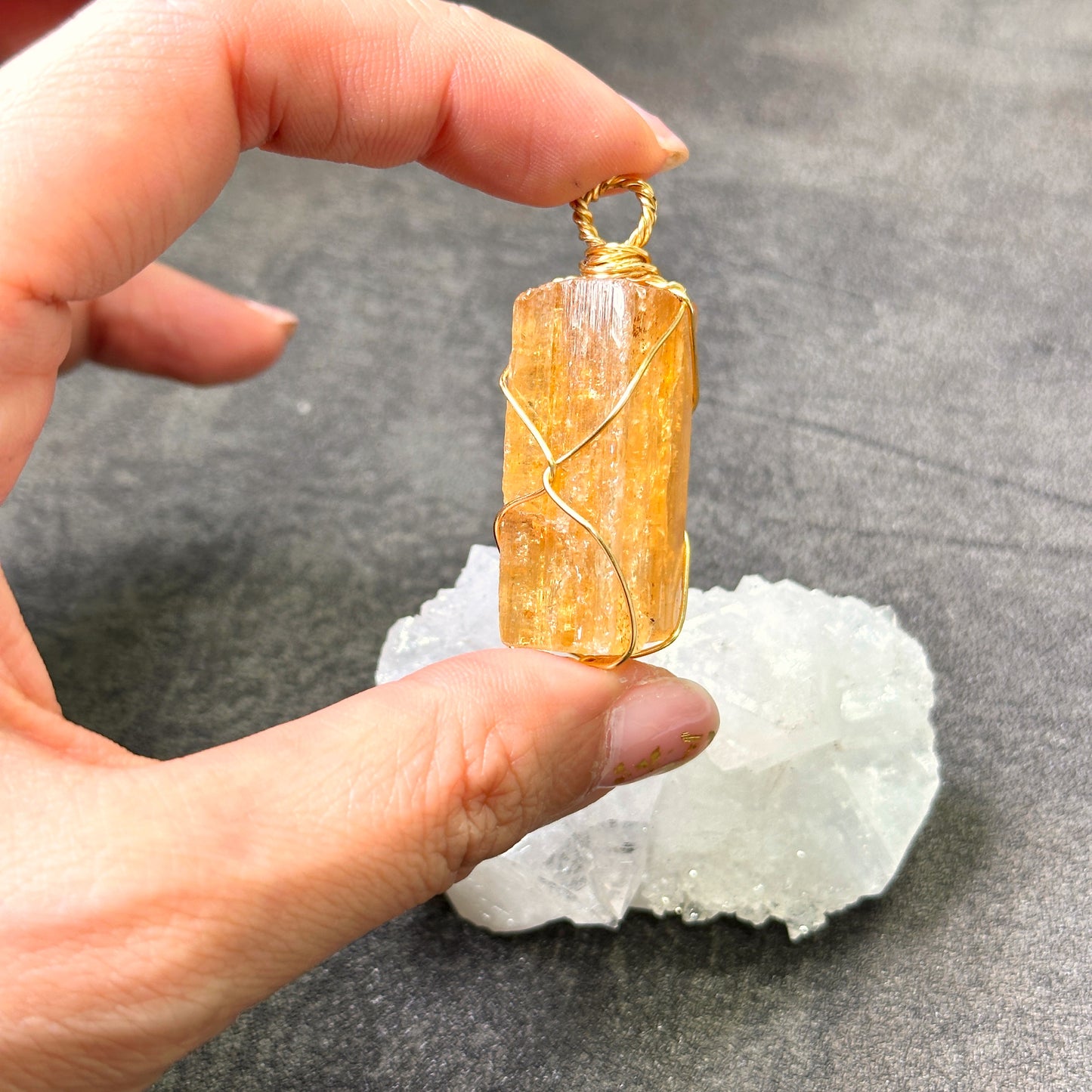 Imperial Topaz Pendant 帝王托帕石吊墜 02
