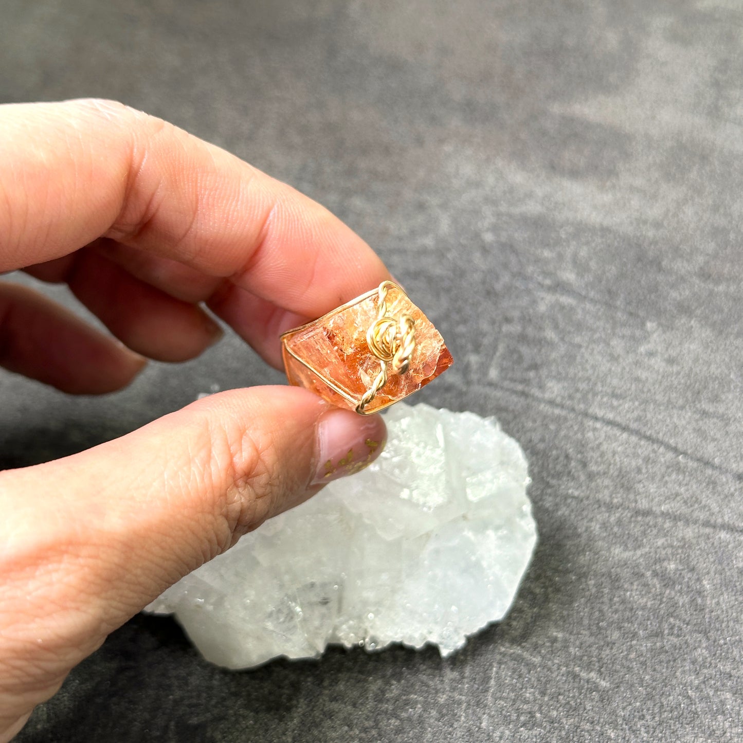 Imperial Topaz Pendant 帝王托帕石吊墜 03
