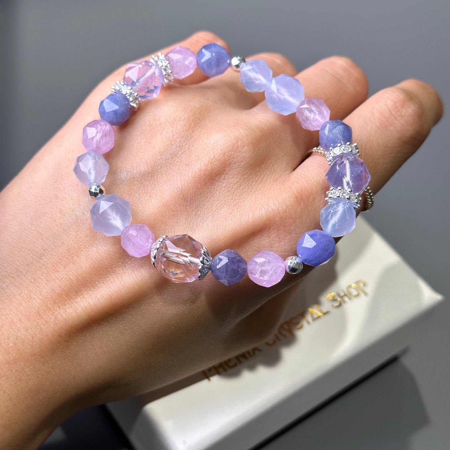 Tanzanite Amethyst Kunzite Blue Chalcedony 坦桑石紫晶紫鋰輝藍玉髓