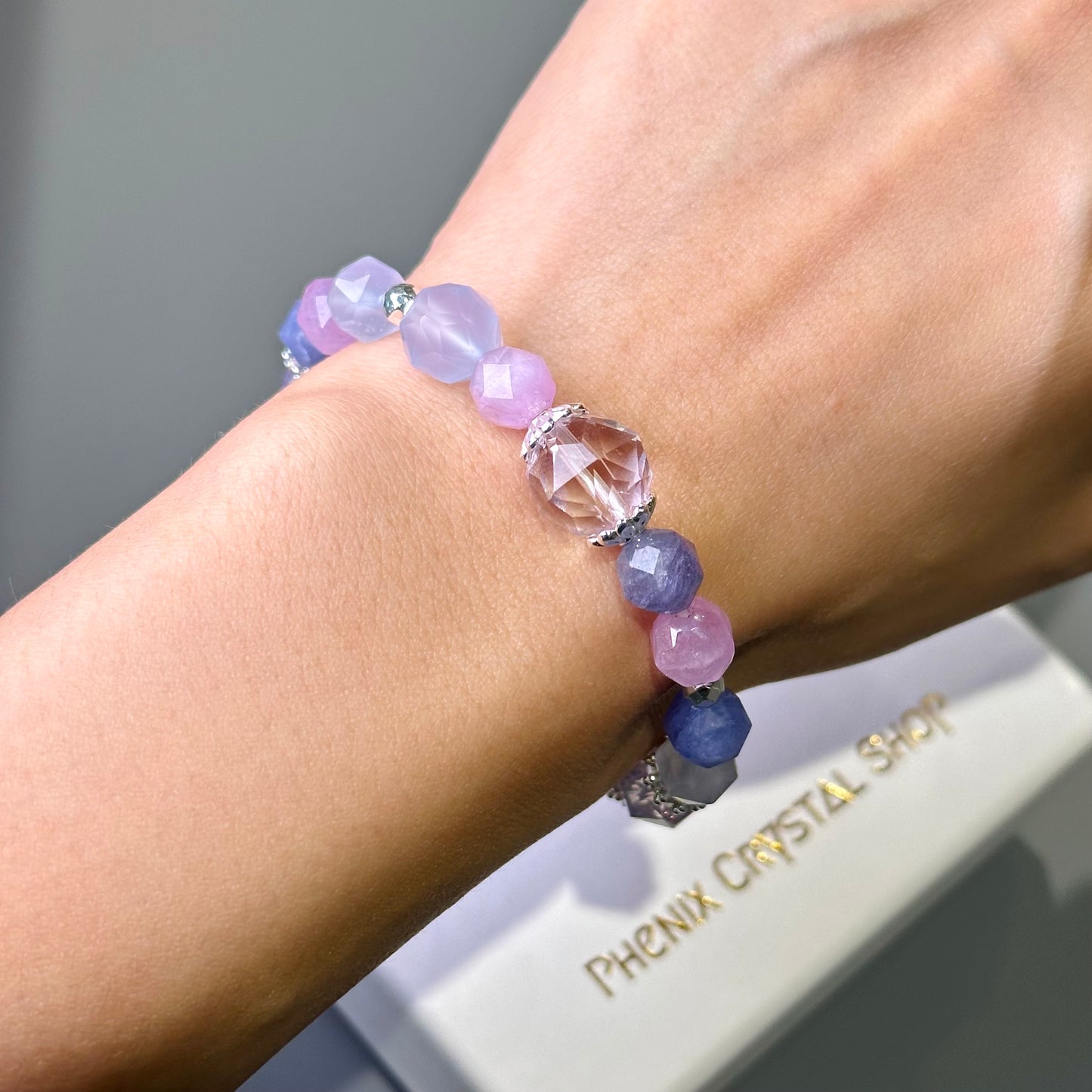 Tanzanite Amethyst Kunzite Blue Chalcedony 坦桑石紫晶紫鋰輝藍玉髓