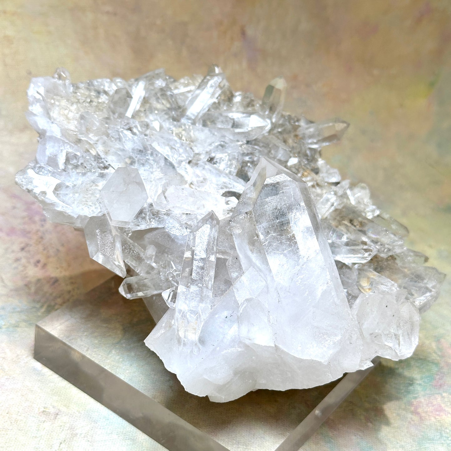 白水晶簇 Clear Quartz Cluster (03)