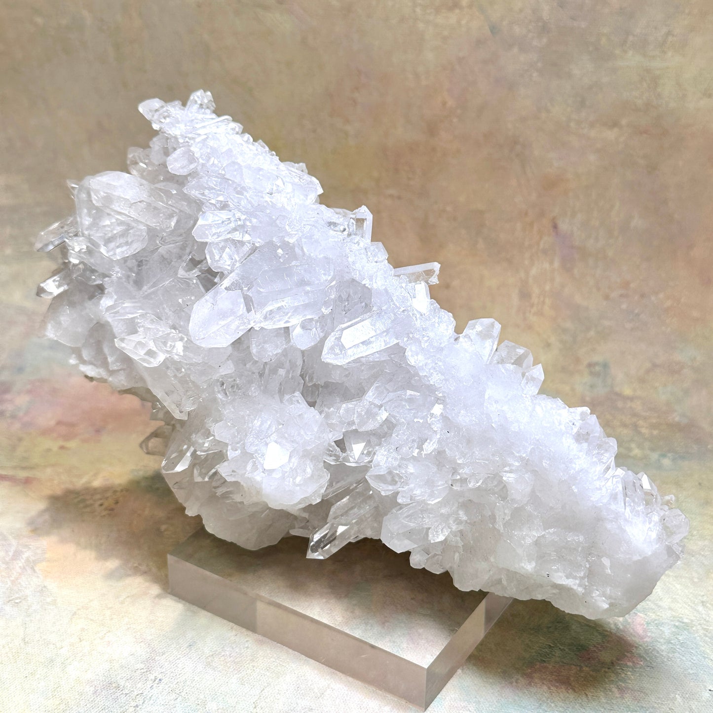 白水晶簇 Clear Quartz Cluster (02)