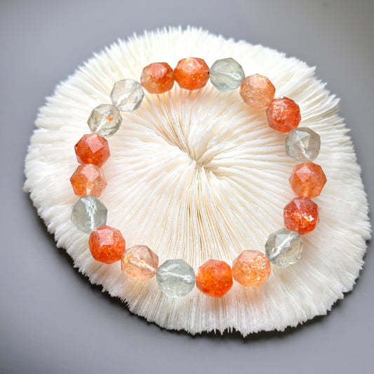 Arusha Sunstone Bracelet Starcut 阿魯沙太陽石手串 10mm