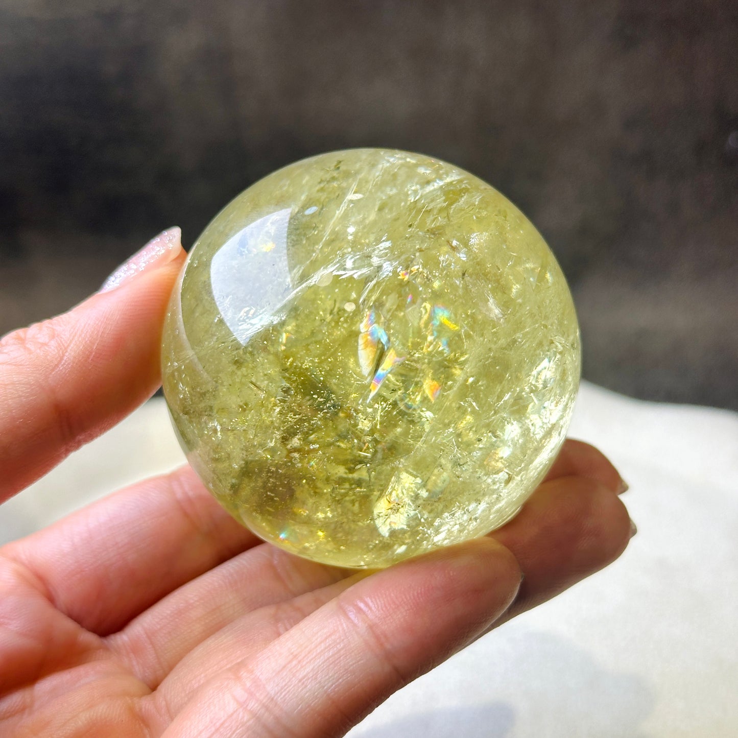 Citrine Sphere 黃水晶球 04