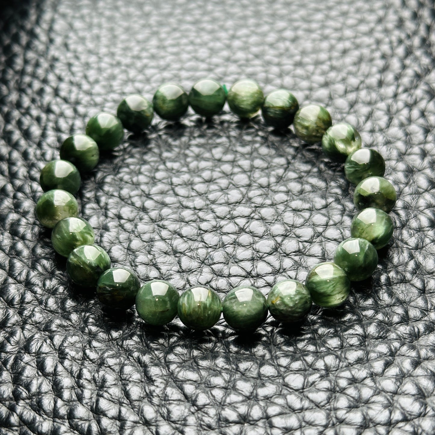 Green Rutilated Quartz Bracelet 綠髮晶 手串02