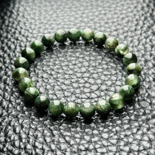 Green Rutilated Quartz Bracelet 綠髮晶 手串02