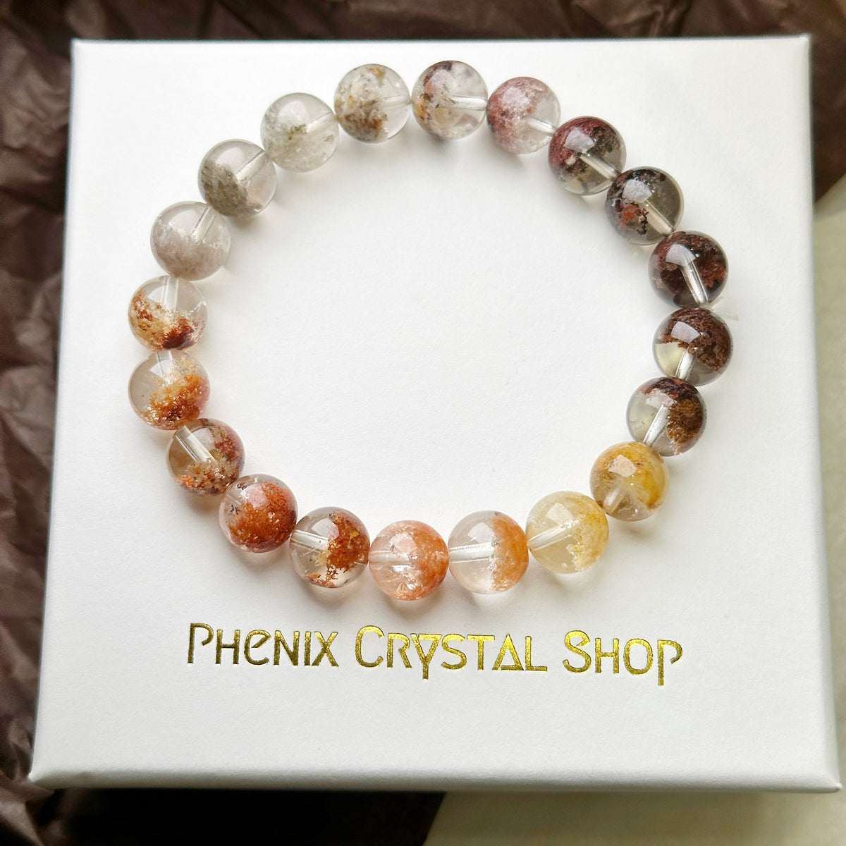 Garden Phantom Quartz Bracelet 彩幽靈手串