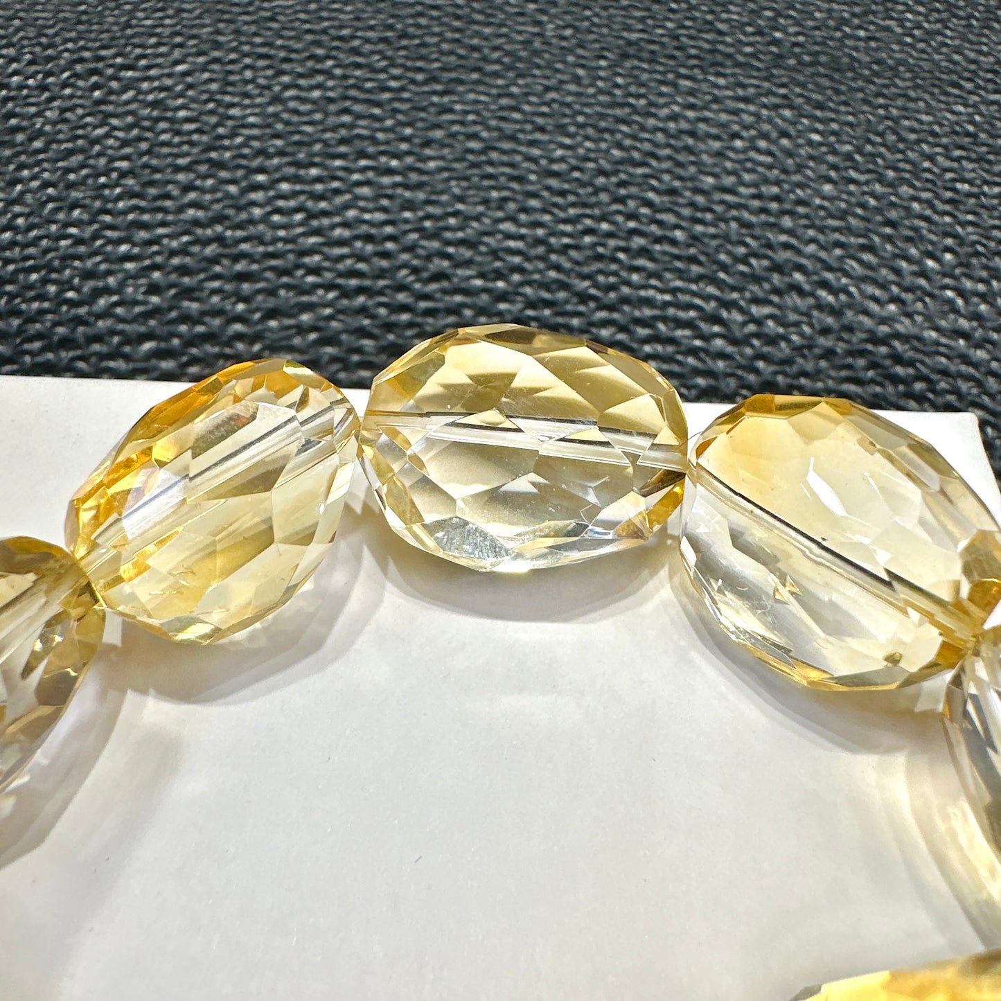 Citrine Faceted Bracelet 黃晶切割款手串