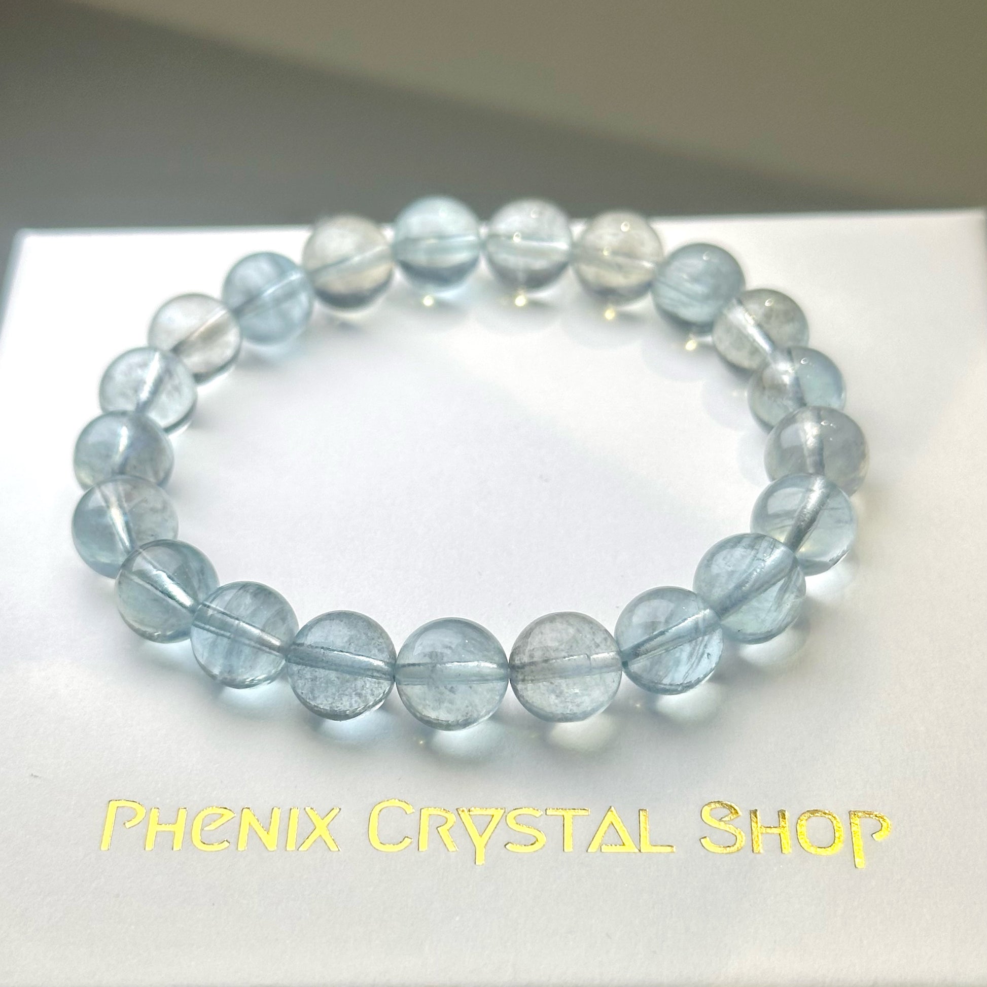  魔鬼海藍寶功效手串Aquamarine  Bracelet 屬水手串 招財水晶 銅鑼灣水晶店 旺角水晶店 屬水水晶