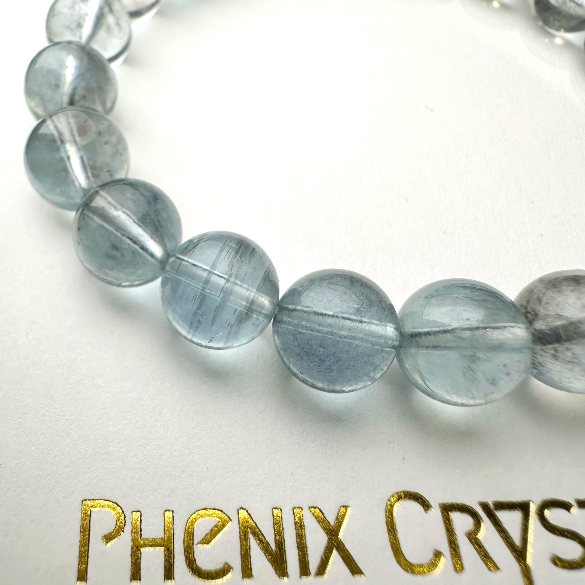  魔鬼海藍寶功效手串 Aquamarine  Bracelet 屬水手串 招財水晶 銅鑼灣水晶店 旺角水晶店 屬水水晶