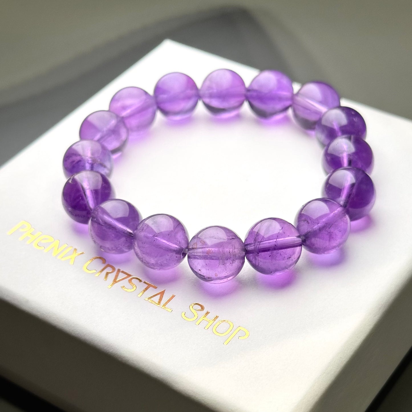 Amethyst Bracelet 烏拉圭紫晶手串 | 手串 bracelet | 細節特寫 close up detail