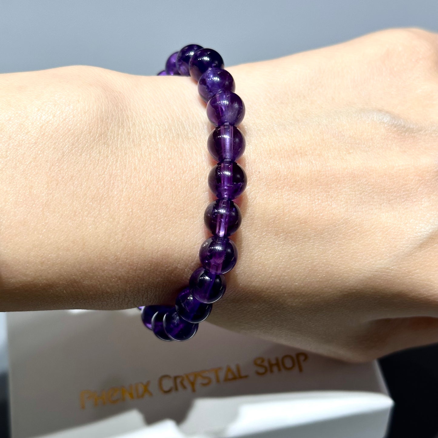 Amethyst Bracelet 烏拉圭紫晶手串 | 手串 bracelet | 細節特寫 close up detail